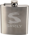 Surly Hip Flask 6oz.Stainless