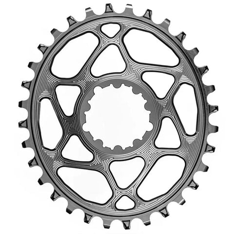 ABSOLUTE BLACK -Oval PREMIUM SRAM DM Boost (148) NW Chainring - 3mm Offset