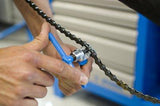 Unior Pro Chain Tool in use