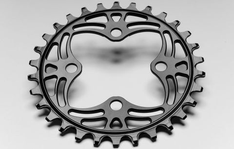 Absolute Black-Round PREMIUM 64BCD & 104BCD NW Chainring