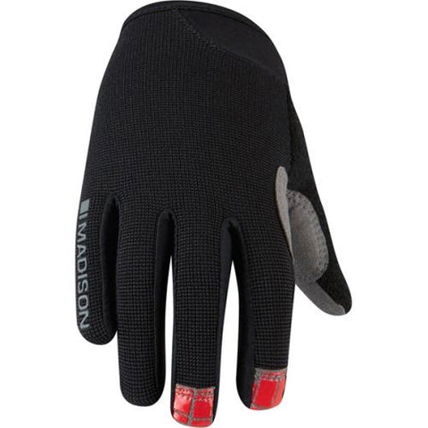 Madison Trail Youth Black Glove Front