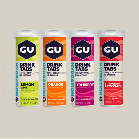GU Hydration Drink Tablets (Box of 8 Tubes) - GU Energy New Zealand