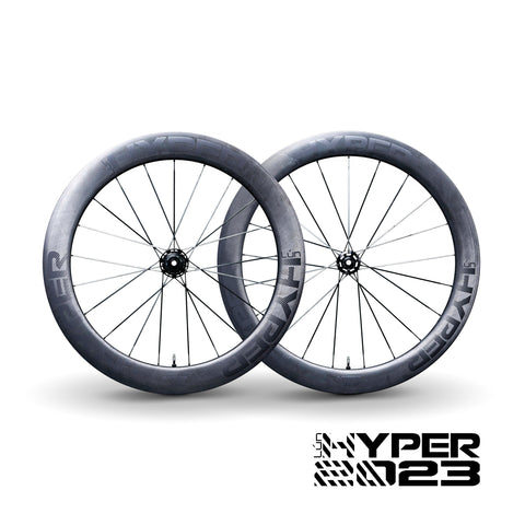 Lún: HYPER 2023 D67 (60mm & 68mm) Disc Brake Carbon Wheelset