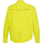 Madison Peloton Mens Waterproof Jacket Lime Punch Rear